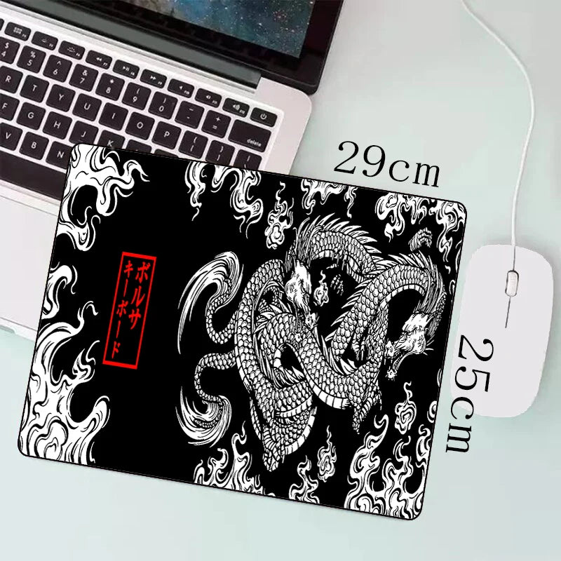 Mouse Pad XXL Anime Dragão Japonês - Gaming, Velocidade e Estilo