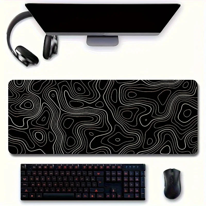 Mouse Pad Gamer Profissional  XXL Anti-Deslizante Waves