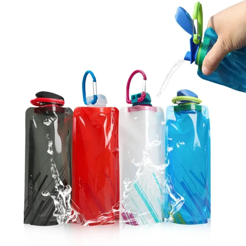 Bolsa de Água Dobrável Ultra Leve 700ml para Esportes