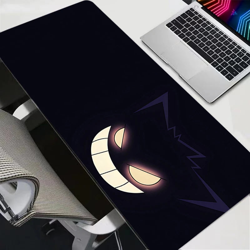 Mousepad Gamer XXL - Preto Estilo Anime Japonês