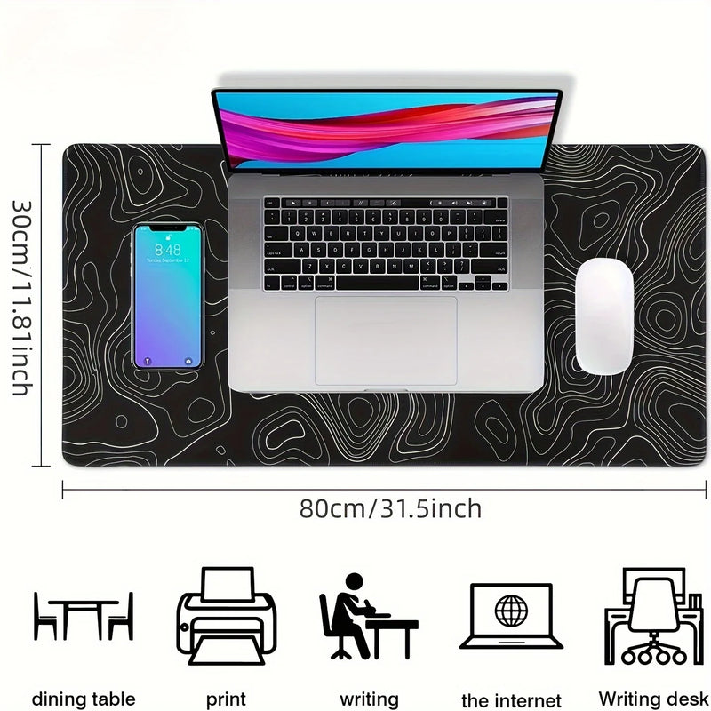 Mouse Pad Gamer Profissional  XXL Anti-Deslizante Waves